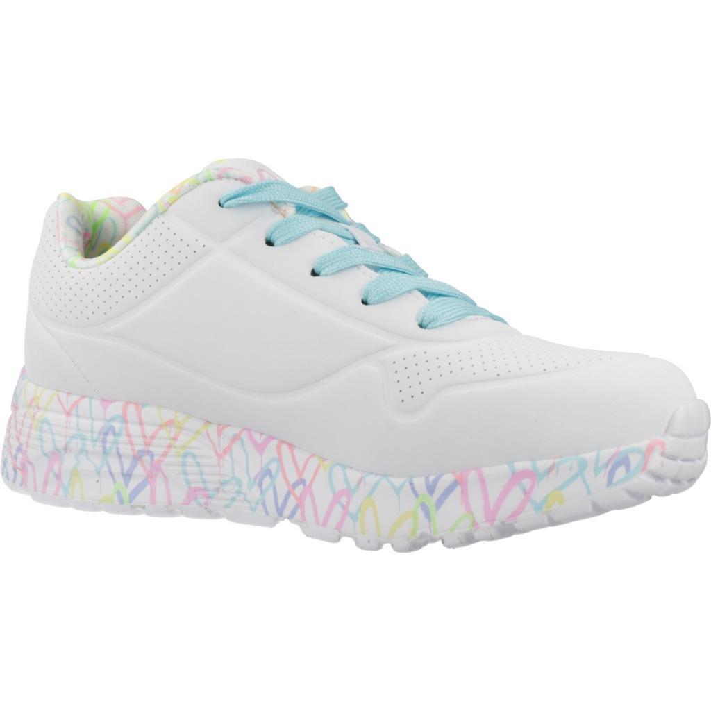 Baskets Skechers Uno Lite - Lovely Luv, Blanc, Enfants 5/6