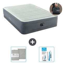 Matelas gonflable Intex PremAire I - 2P - 203x152x46 cm + Accessoires CB37