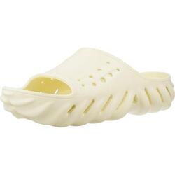 Claquettes Crocs Modèle Echo Slide Couleur Jaune