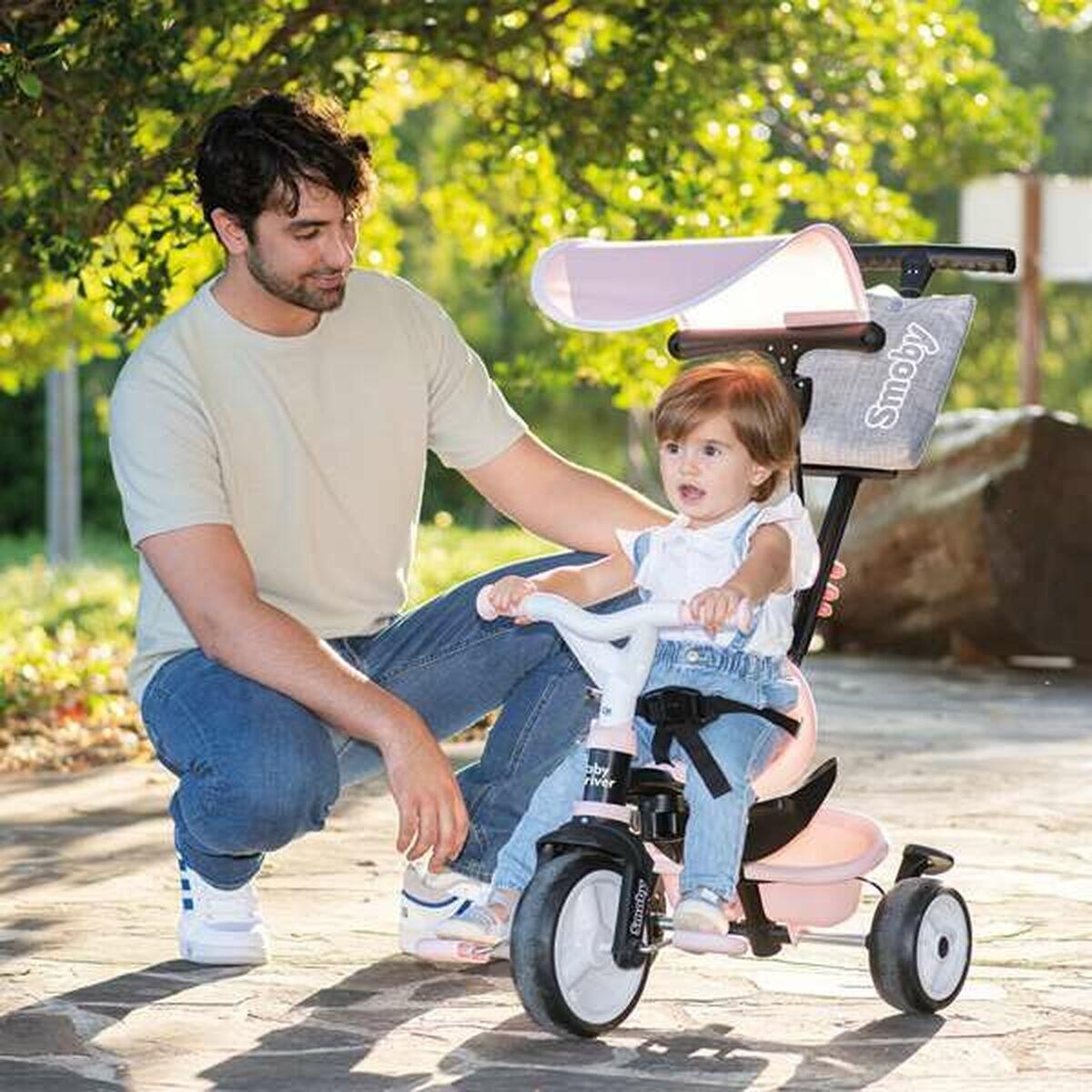Triciclo Smoby Baby Driver Confort Rosa 4/5