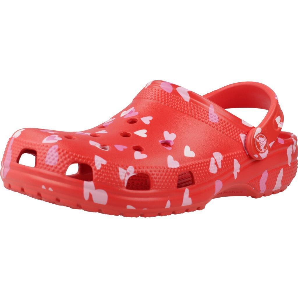 Ténis crocs modelo classic vday clog u cor vermelho