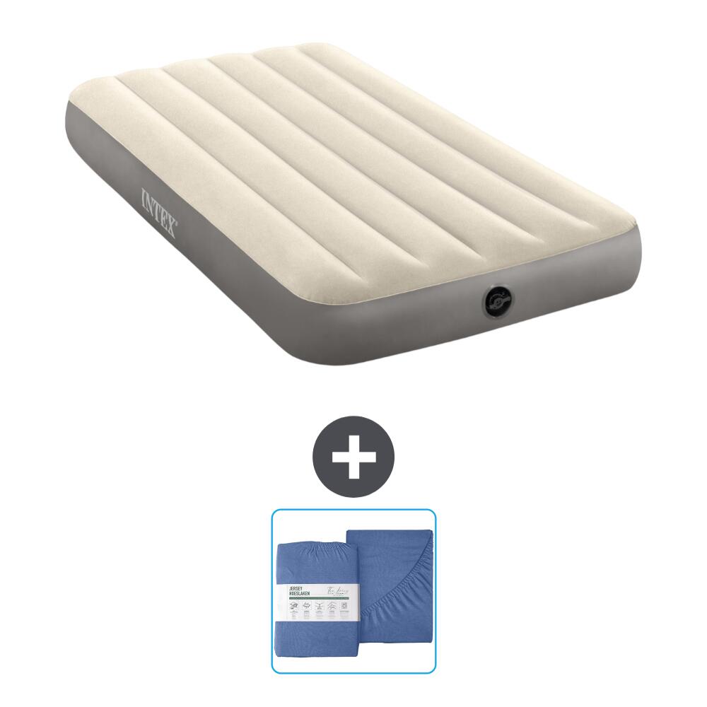 INTEX Luchtbed Intex Single - 1P - 191x99x25 cm + Accessoire CB26