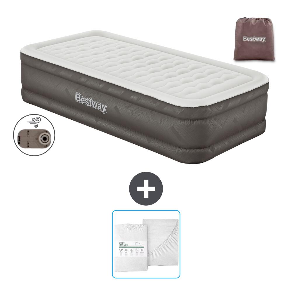 Bestway - Matelas Gonflable Bestway - 1p - 191x97x46 Cm + Accessoires Cb24 - Matelas Gonflable - Marron - No Size - Decathlon