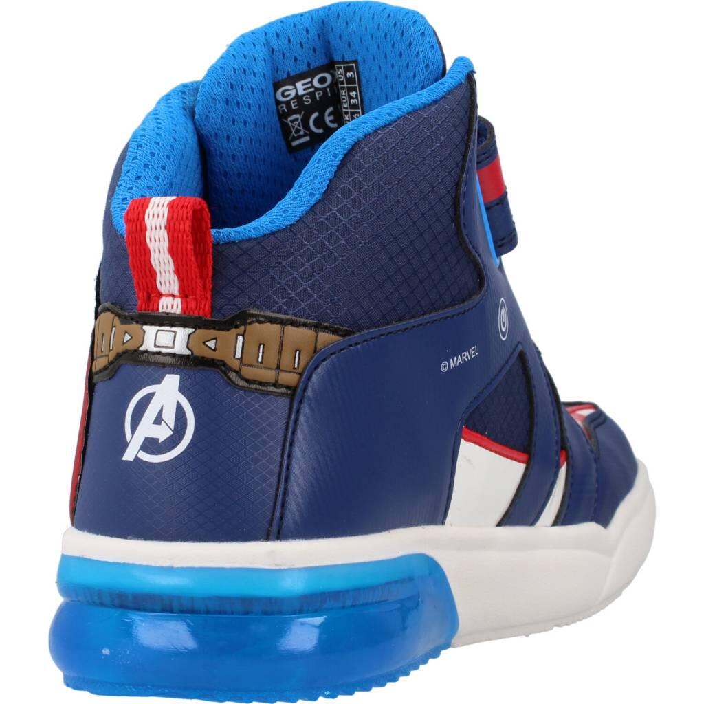 Baskets Geox Modèle J Grayjay B Couleur Bleu 3/7