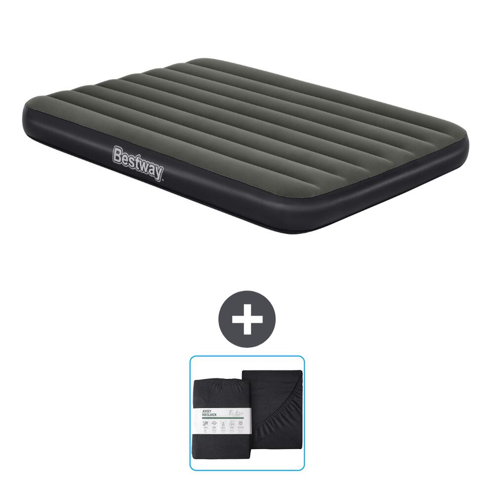 Bestway - Matelas Gonflable Bestway - 2p - 191x137x25 Cm + Accessoires Cb22 - Matelas Gonflable - Noir - No Size - Decathlon