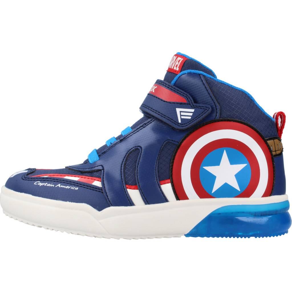 Baskets Geox Modèle J Grayjay B Couleur Bleu 2/7