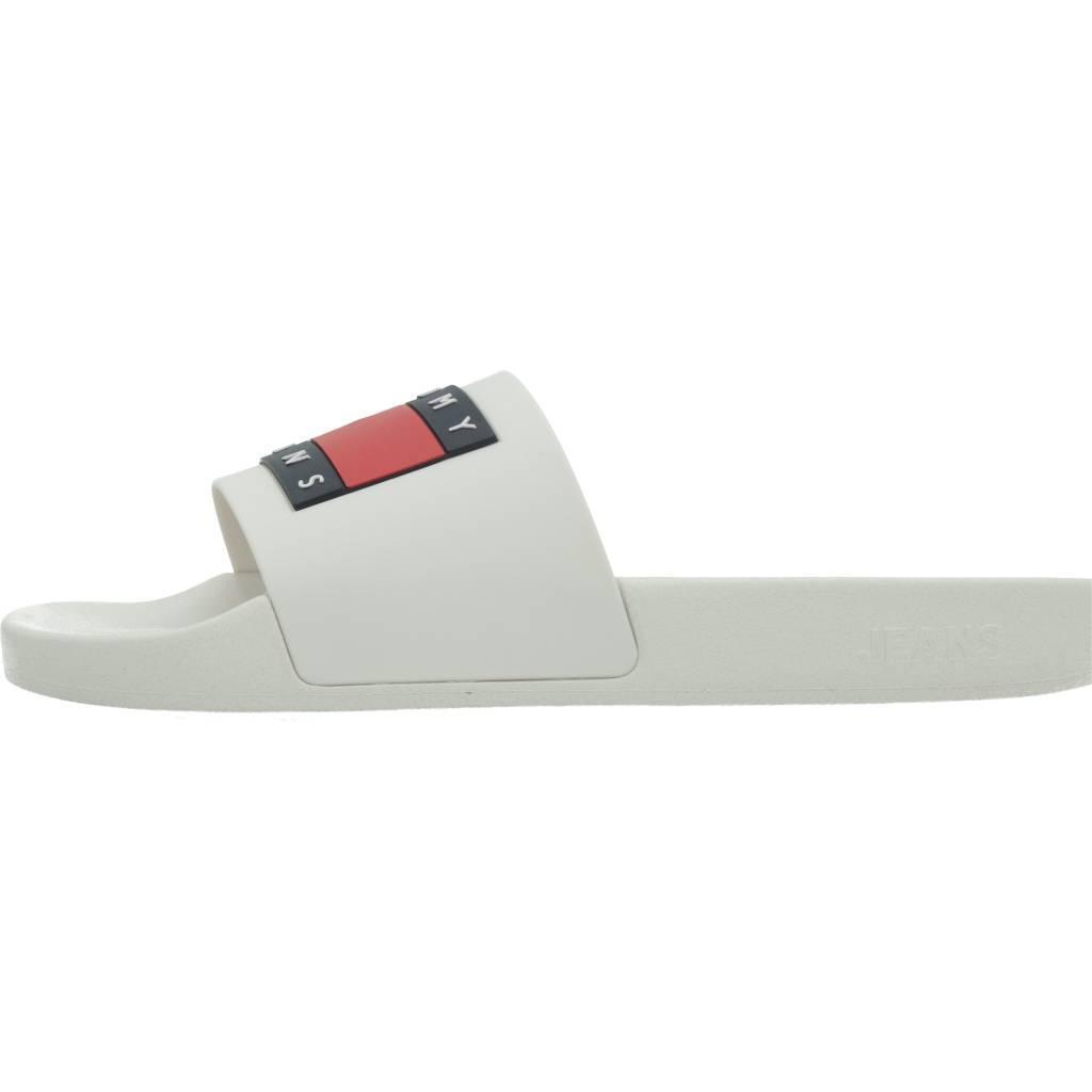 Infradito Tommy Jeans Modello Flag Pool Sld Ess Colore Bianco 2/5