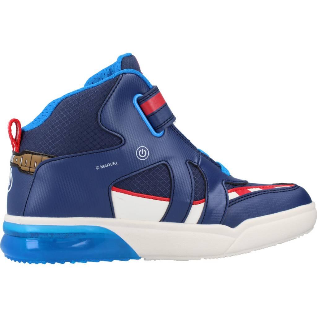 Baskets Geox Modèle J Grayjay B Couleur Bleu 4/7