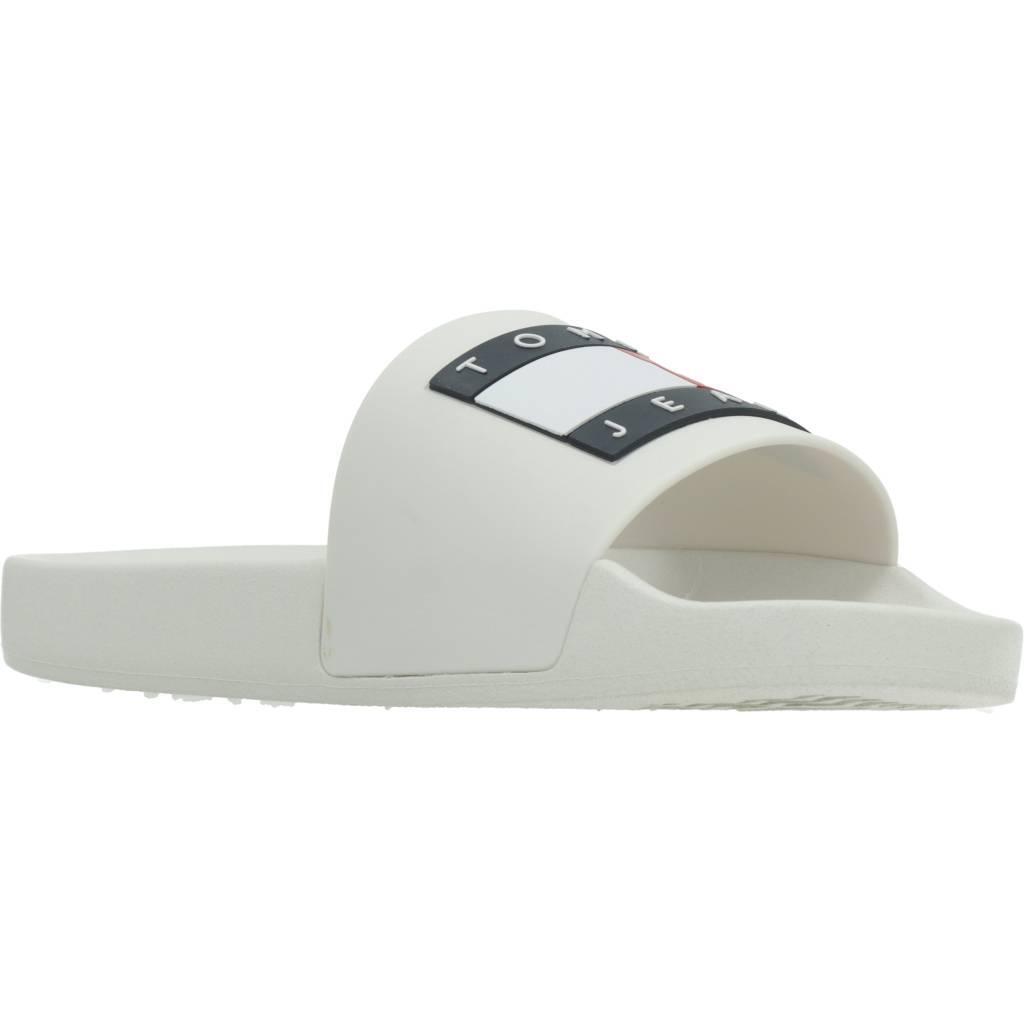 Infradito Tommy Jeans Modello Flag Pool Sld Ess Colore Bianco 5/5