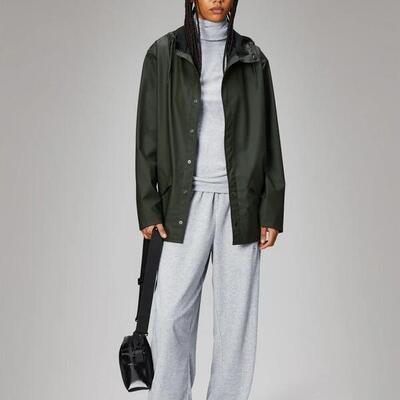 Giacca Rains Modello Jacket V3 Colore Grigio