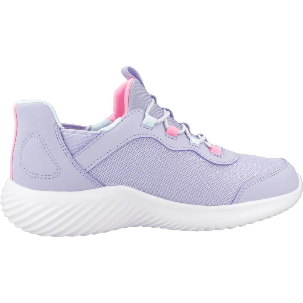 Ténis Skechers Modelo Bounder - Simple Cut Slip-ins Cor Violeta 4/5