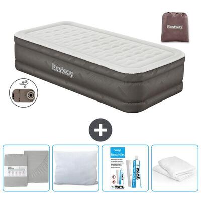 Luchtbed bestway - 1p - 191x97x46 cm + accessoires cb36