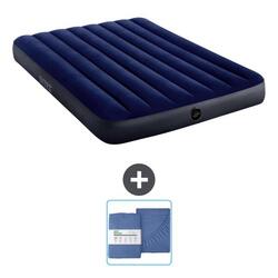 Matelas gonflable Intex Classic - 2P - 191x137x25 cm + Accessoires CB26