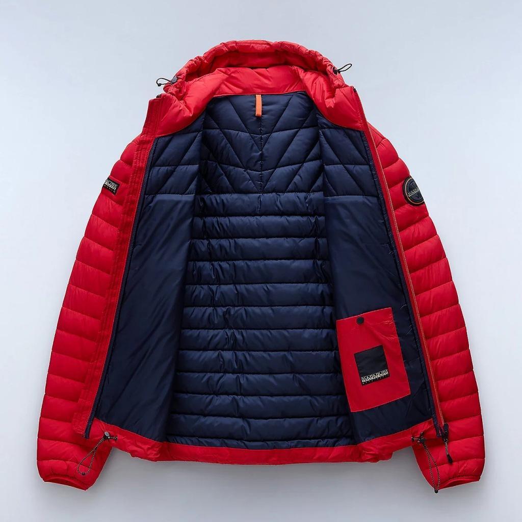 Veste Napapijri Modèle Lapaz Couleur Rouge 2/5