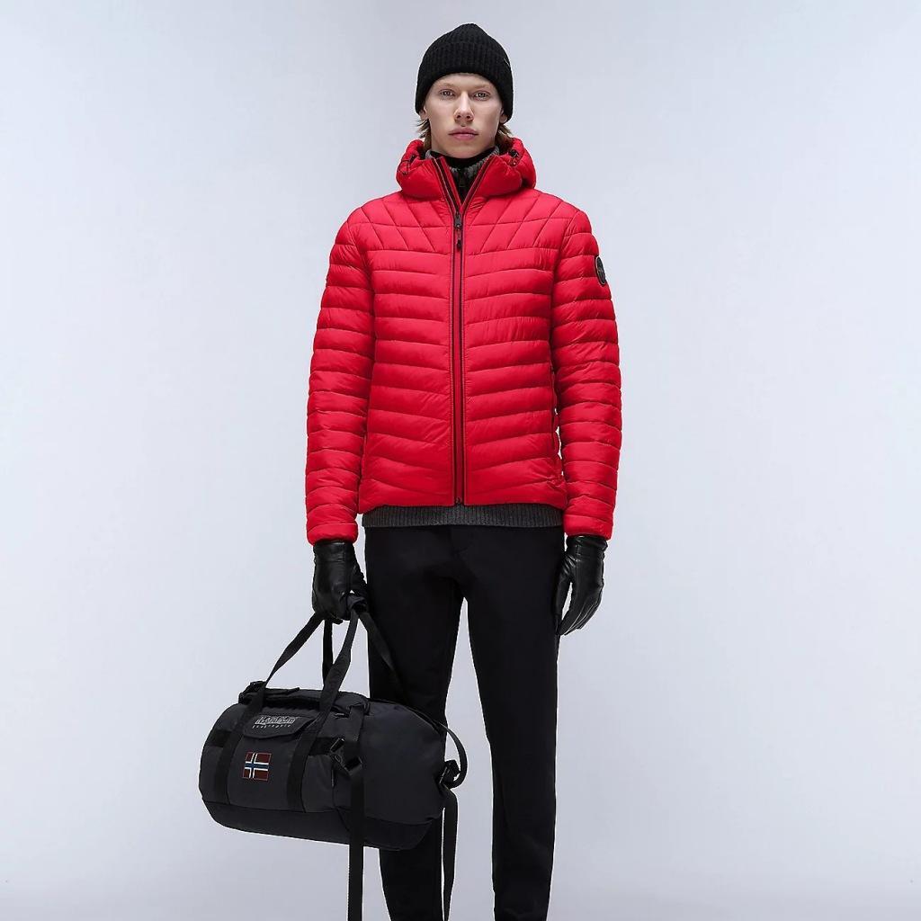 Veste Napapijri Modèle Lapaz Couleur Rouge 4/5