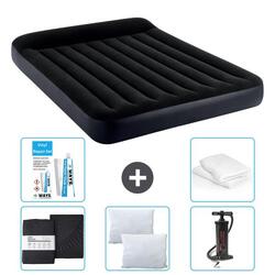Matelas gonflable Intex Pillow Rest - 2P - 191x137x25 cm + Accessoires CB5