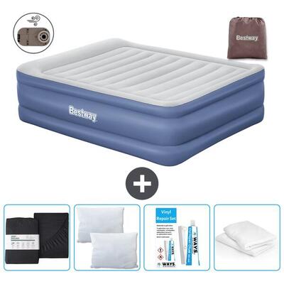 Luchtbed bestway - 2p - 203x152x61 cm + accessoires cb17