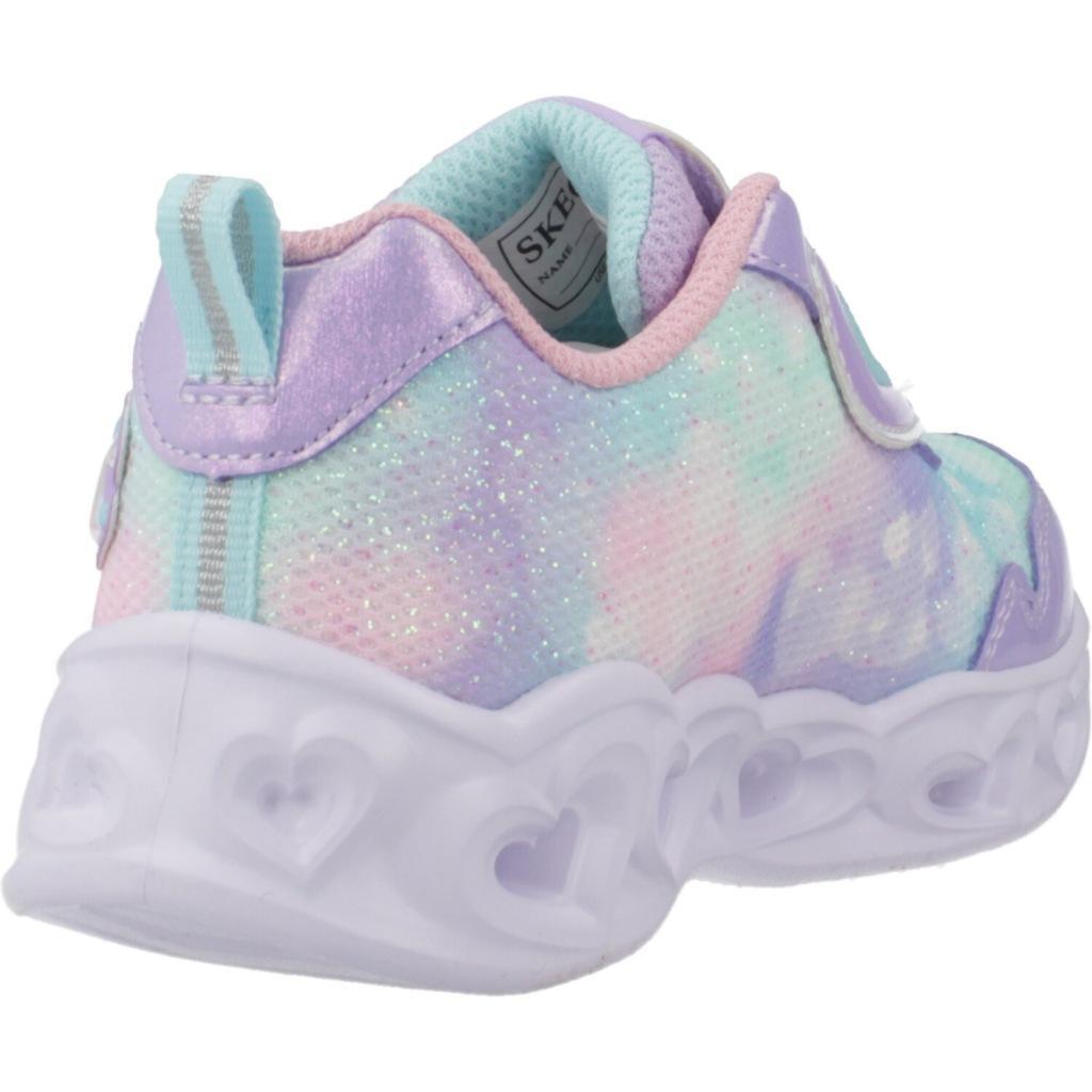 Zapatillas niña Skechers Heart Lights - Lovin Violeta 3/5