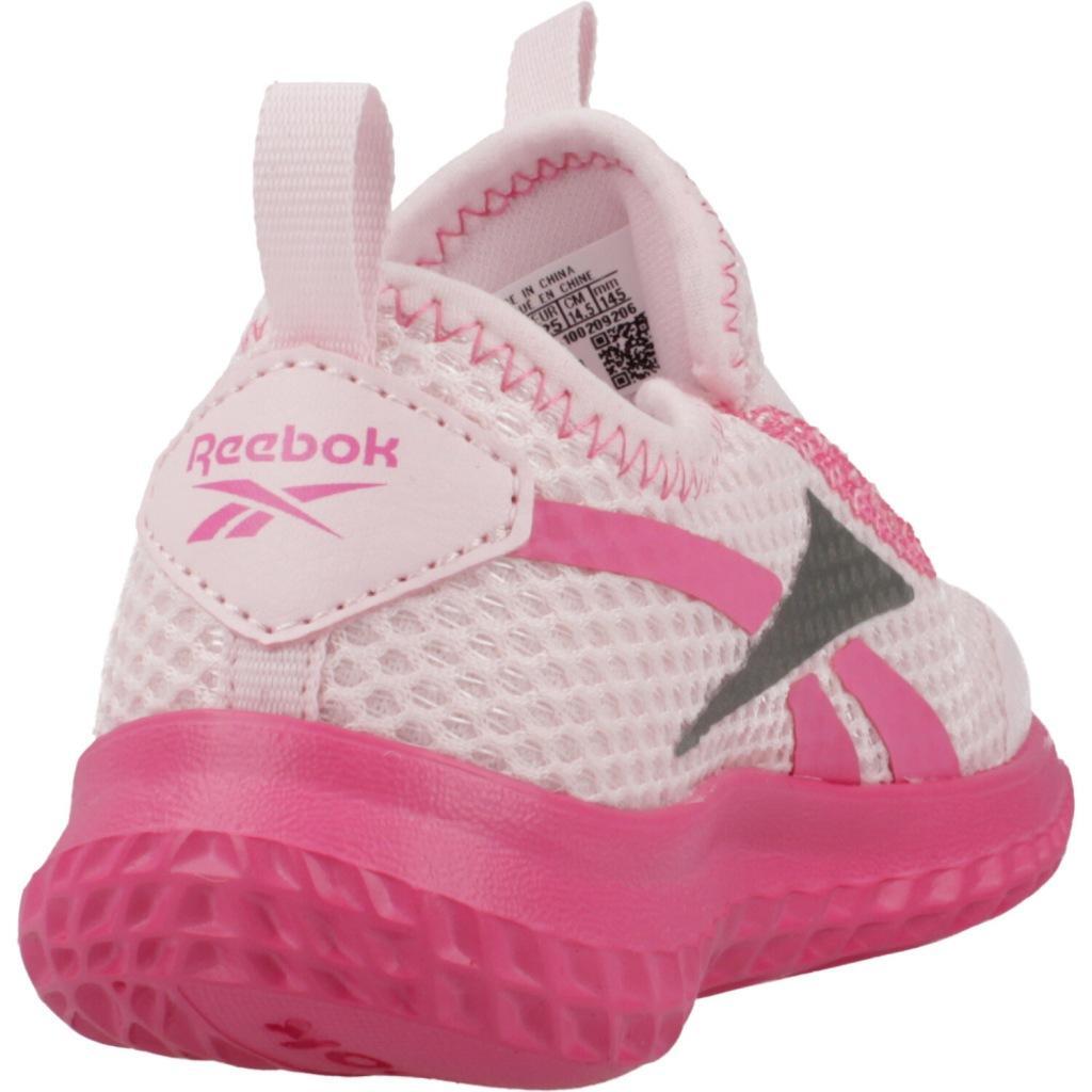 Baskets Reebok Modèle Rush Runner Slip On Couleur Rose 3/5