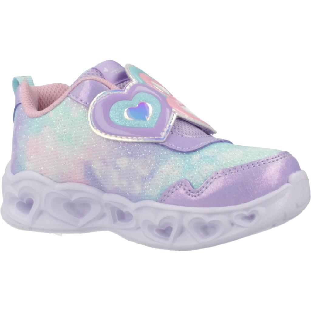 Zapatillas niña Skechers Heart Lights - Lovin Violeta 5/5
