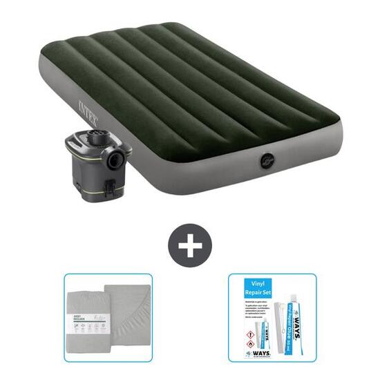 Luchtbed Intex Prestige - 1P - 191x99x25 cm + Accessoires CB37