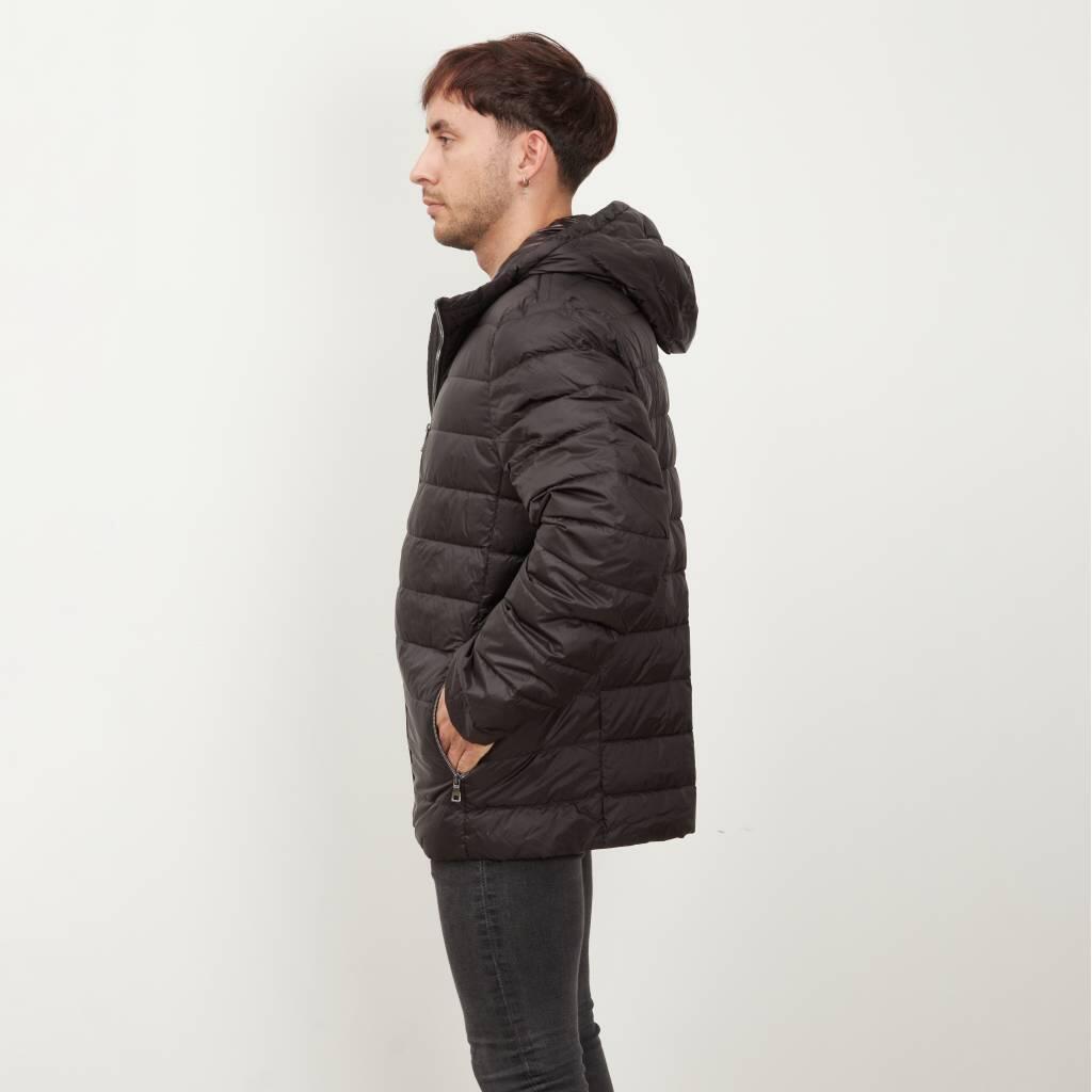 Veste Geox Modèle M2625b T2562 M Dereck Hood Jacket Couleur Noir 3/5