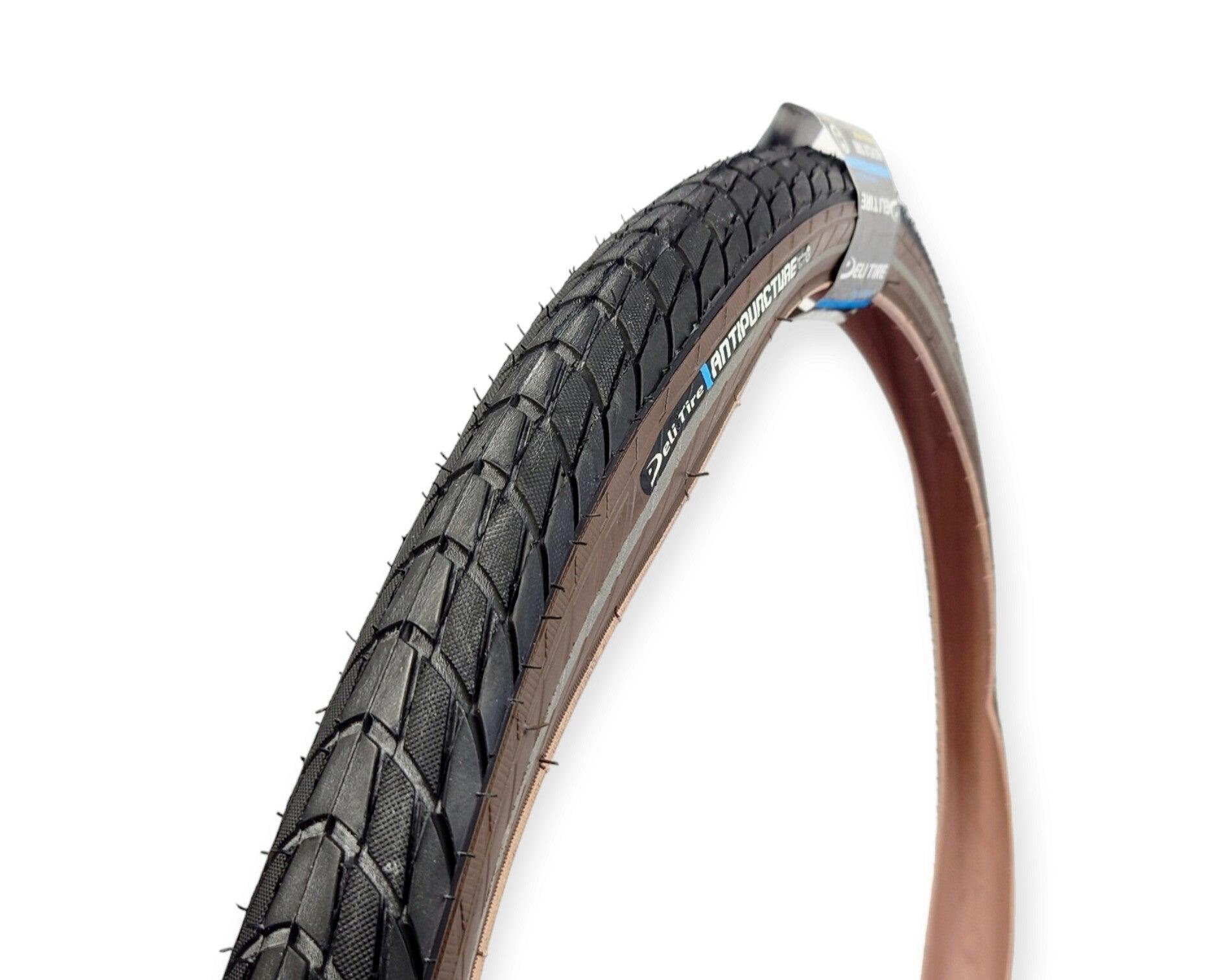 DELI TIRE Pneumatico Deli Tire 28 x 2.00 (50-622) Marrone con Breaker.