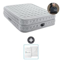 Matelas gonflable Intex Supreme Air-Flow - 2P - 203x152x51 cm + Accessoires CB24