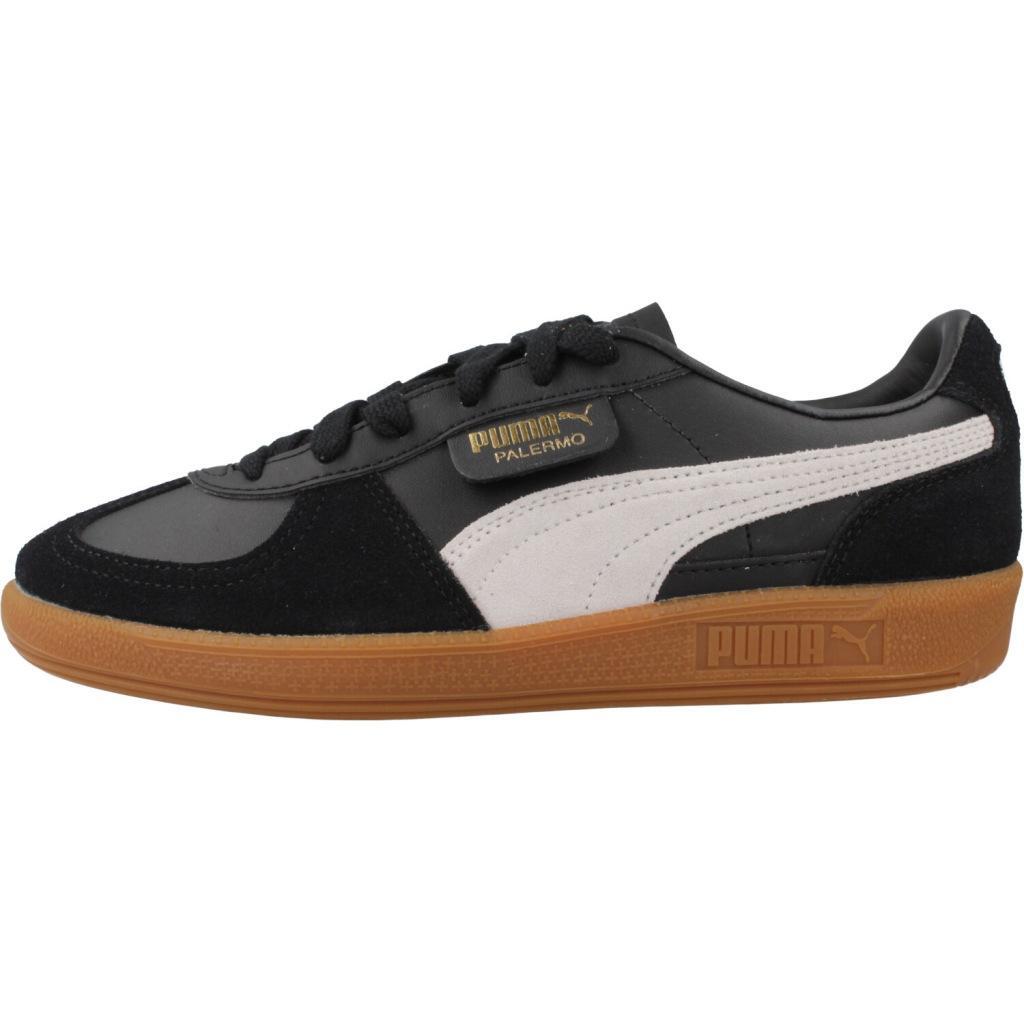 Baskets Puma Modèle Palermo Lth Jr Couleur Noir 2/5
