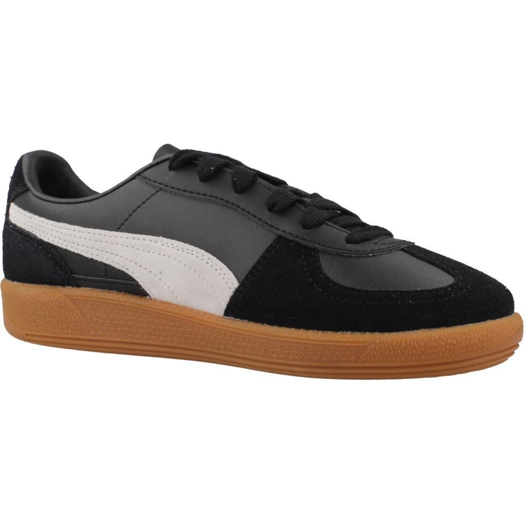 Baskets Puma Modèle Palermo Lth Jr Couleur Noir 5/5