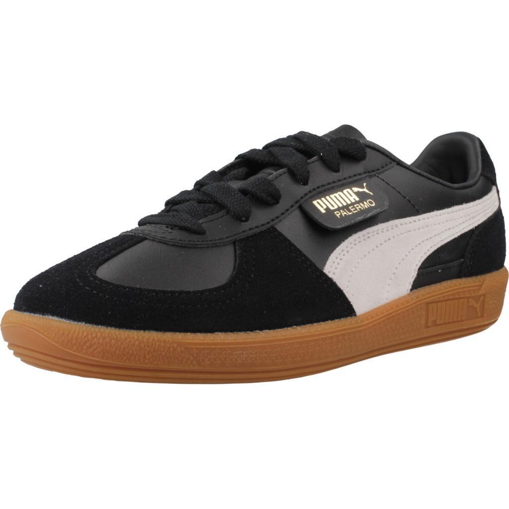 Baskets Puma Modèle Palermo Lth Jr Couleur Noir 1/5