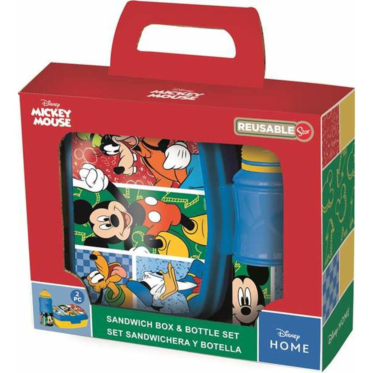 DISNEY Contenitore per il pranzo con Bottiglia Mickey Mouse Mickey Has Fun