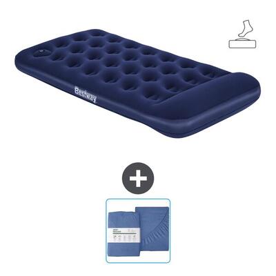 Luchtbed bestway - 1p - 188x99x28 cm + accessoire cb26