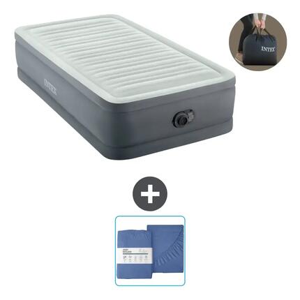 Matelas gonflable Intex PremAire I - 1P - 191x99x46 cm + Accessoires CB26