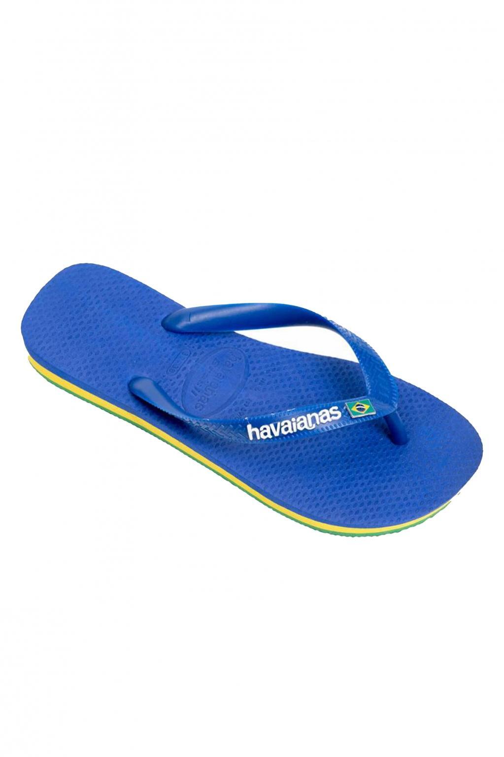 Chanclas Mujer Havaianas Brasil Logo Neon Azul 5/5