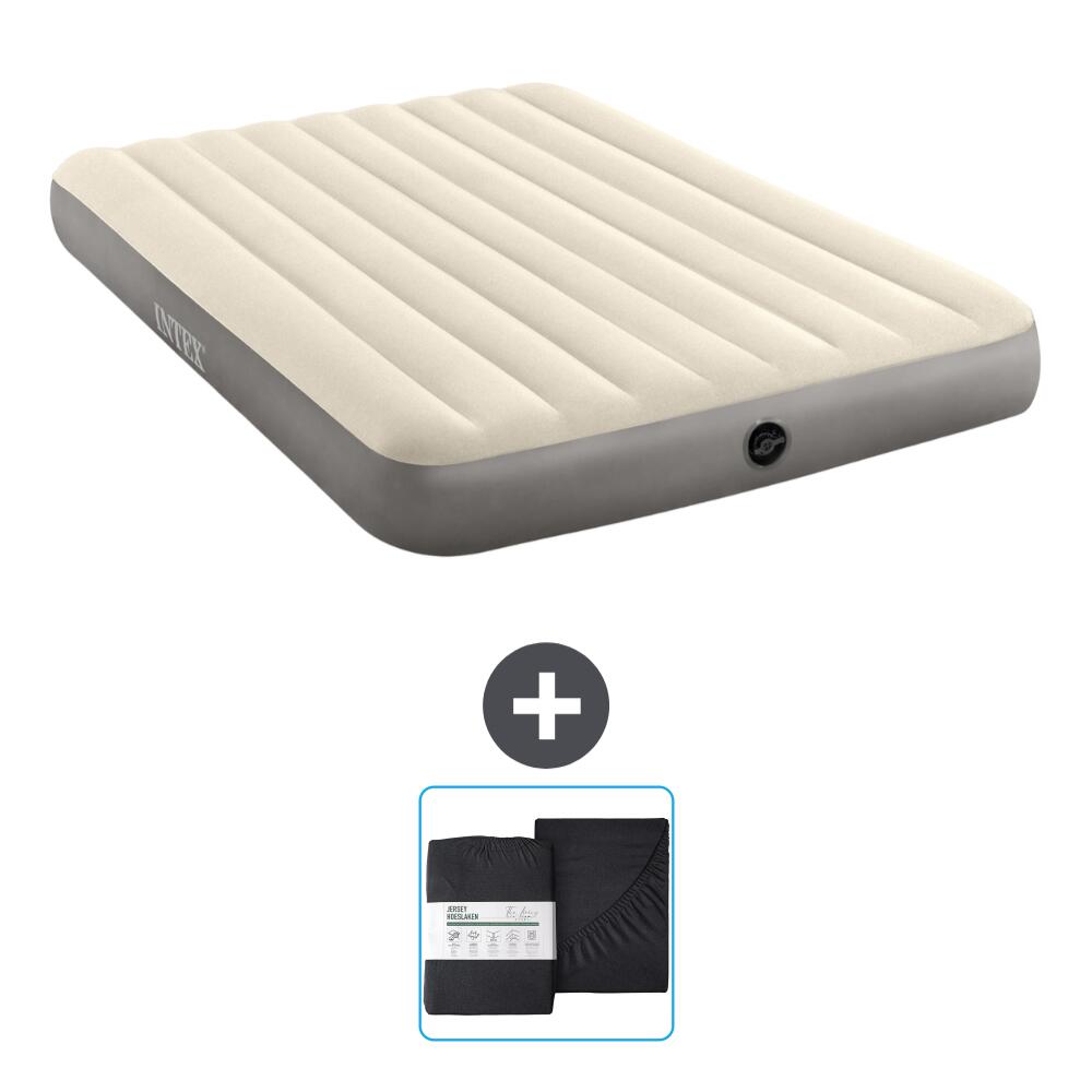 INTEX Luchtbed Intex Single - 2P - 203x152x25 cm + Accessoire CB22