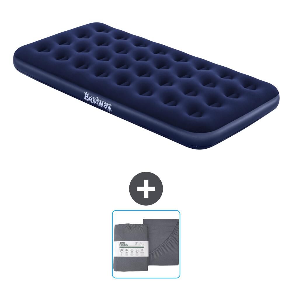 Bestway - Matelas Gonflable Bestway - 1p - 188x99x22 Cm + Accessoires Cb23 - Matelas Gonflable - Bleu - No Size - Decathlon