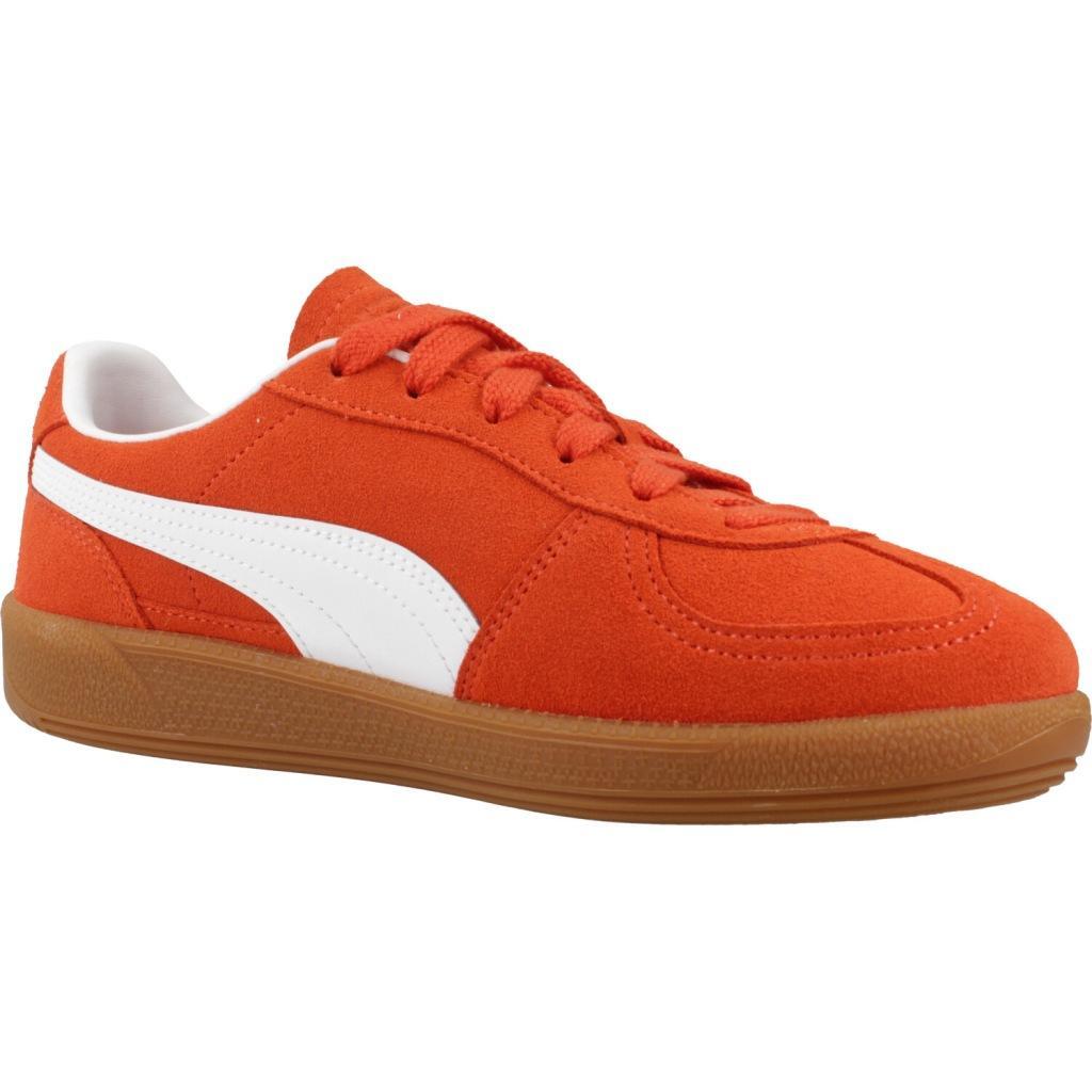 Baskets Puma Modèle Palermo Jr Couleur Orange 5/5