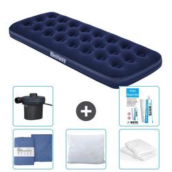 Matelas gonflable Bestway - 1P - 185x76x22 cm + Accessoires CB33