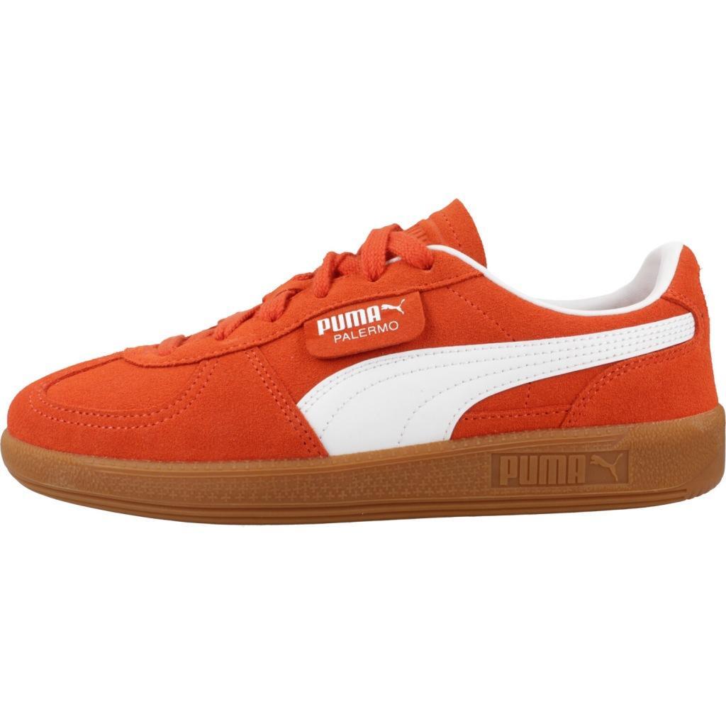 Baskets Puma Modèle Palermo Jr Couleur Orange 2/5