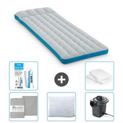 Matelas gonflable Intex Camping - 2P - 189x72x20 cm + Accessoires CB29
