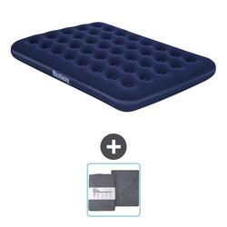 Matelas gonflable Bestway - 2P - 191x137x22 cm + Accessoires CB23