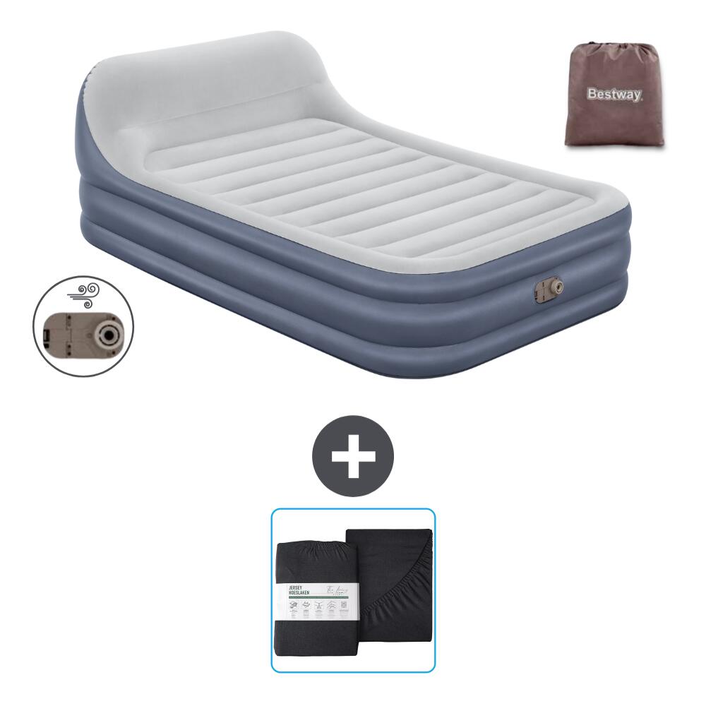 Bestway - Matelas Gonflable Bestway - 2p - 226x152x84 Cm + Accessoires Cb22 - Matelas Gonflable - Bleu - No Size - Decathlon