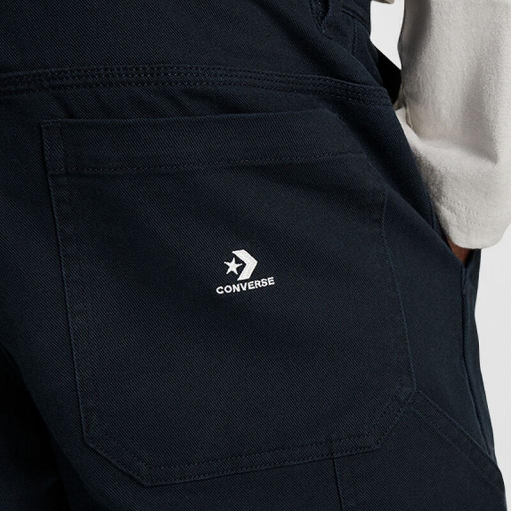 Pantaloni Converse Modello Double Knee Harbor Pants Colore Nero 3/5
