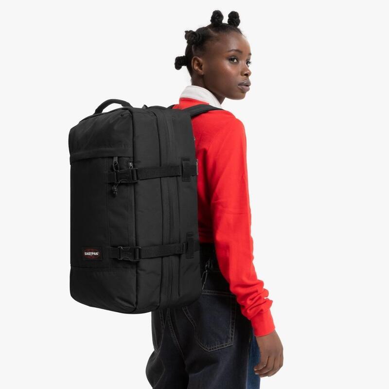 Rucsac Eastpak Travelpack 42L negru, 51x33x23 cm, vegan