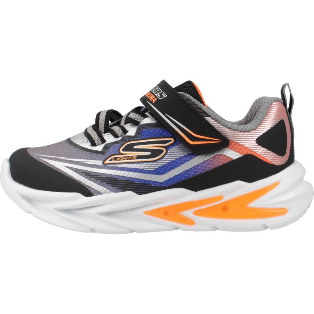 Baskets Skechers S Lights-flex-glow, Noir, Enfants 2/5