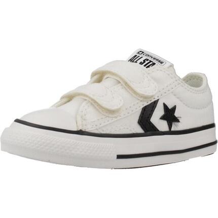 Zapatillas deportivas Niños velcro Converse Star Player 76 Canvas Blanco
