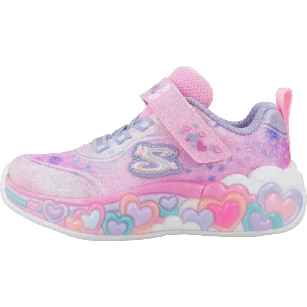 Baskets Skechers Eternal Heart Lights, Rose, Enfants 2/5