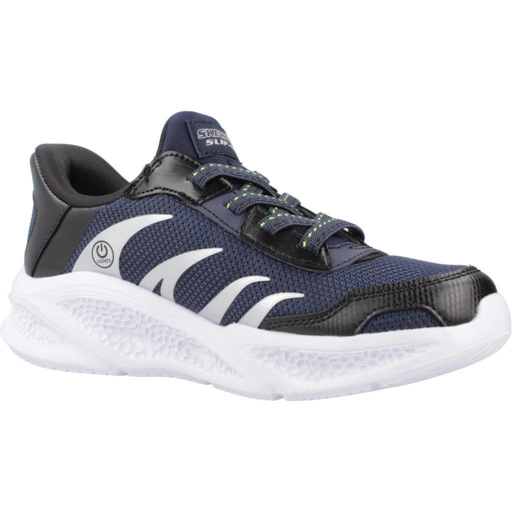 Zapatillas Skechers Meteor-lgih, Azul, Niños 5/6