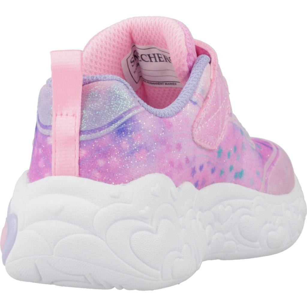 Baskets Skechers Eternal Heart Lights, Rose, Enfants 3/5